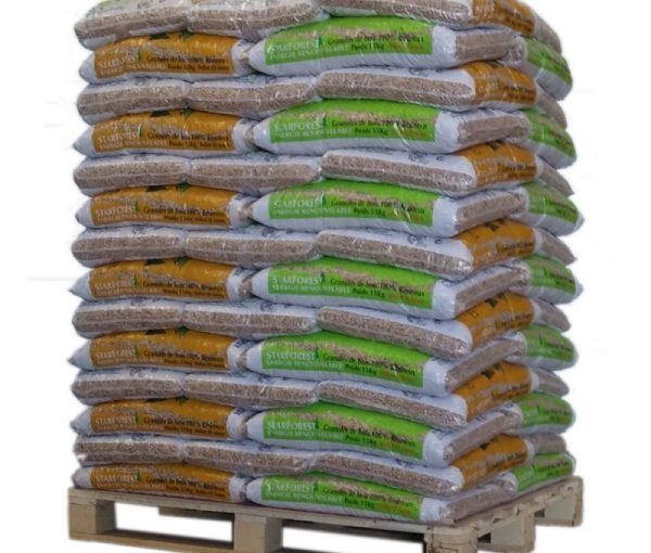 Pellets Starforest 100 % Nadelholz – 70 Säcke à 15 kg