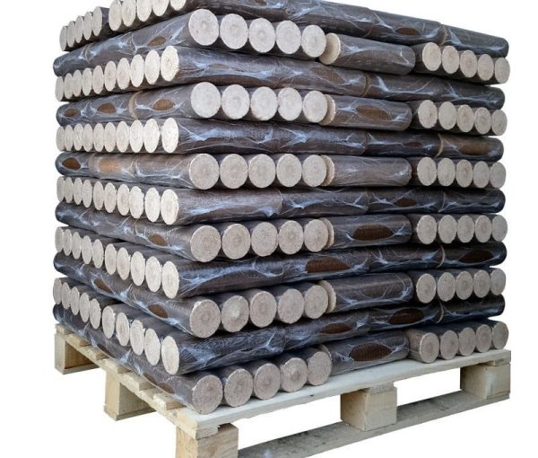 Holzbriketts-Scheite – 100 % Laubholz – Palette à 960 kg