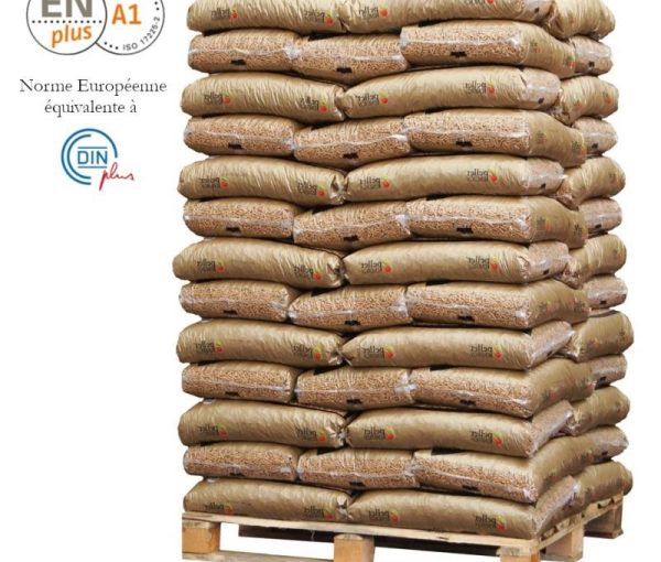 Pellets GOLD 100 % Nadelholz – Palette mit 65 Säcken à 15 kg