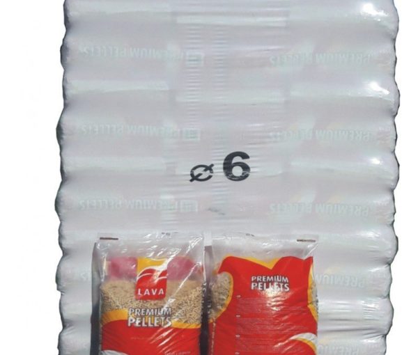 Pellets LAVA 100 % Nadelholz – Palette mit 65 Säcken à 15 kg